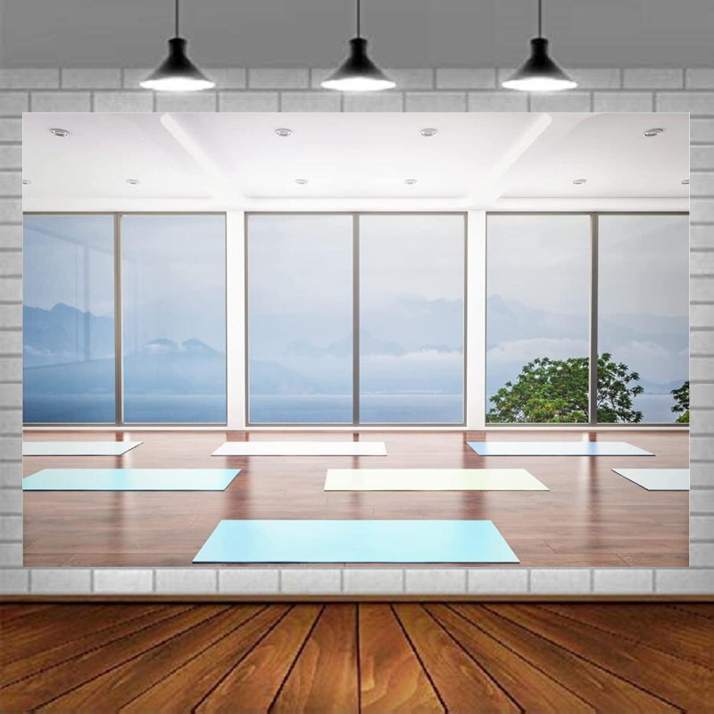 Yoga Fitness Videos Free - 피트니스 요가 사진 배경막 체육관 장식