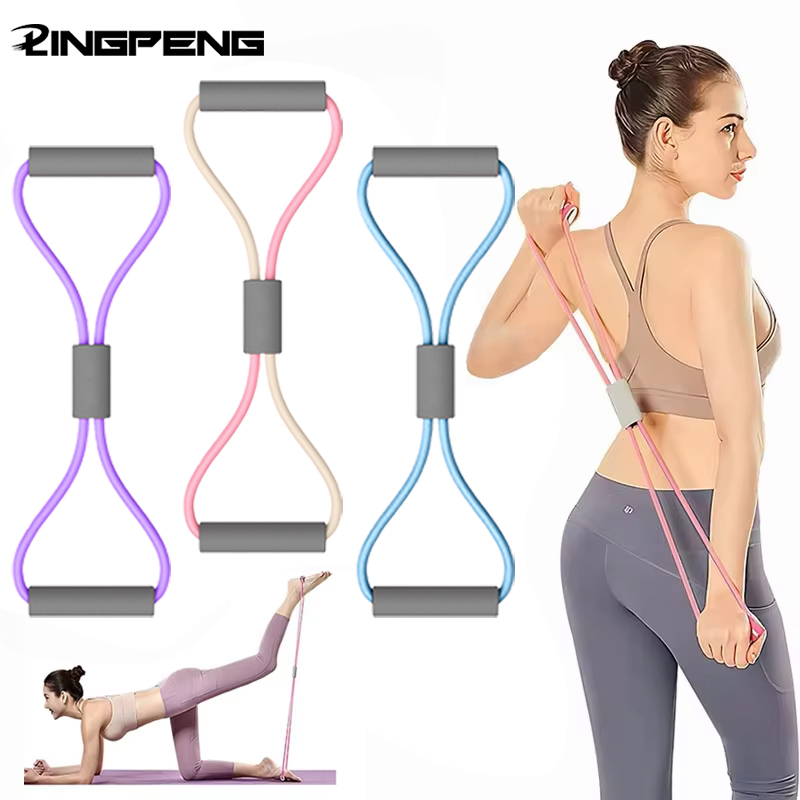 Yoga Fitness Stretching Strap - 1개 홈짐 탄성 밴드 휴대용 피트니스
