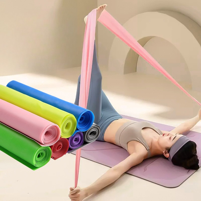 Yoga Fitness Health - 탄력 있는 논슬립 저항 밴드 프리미엄