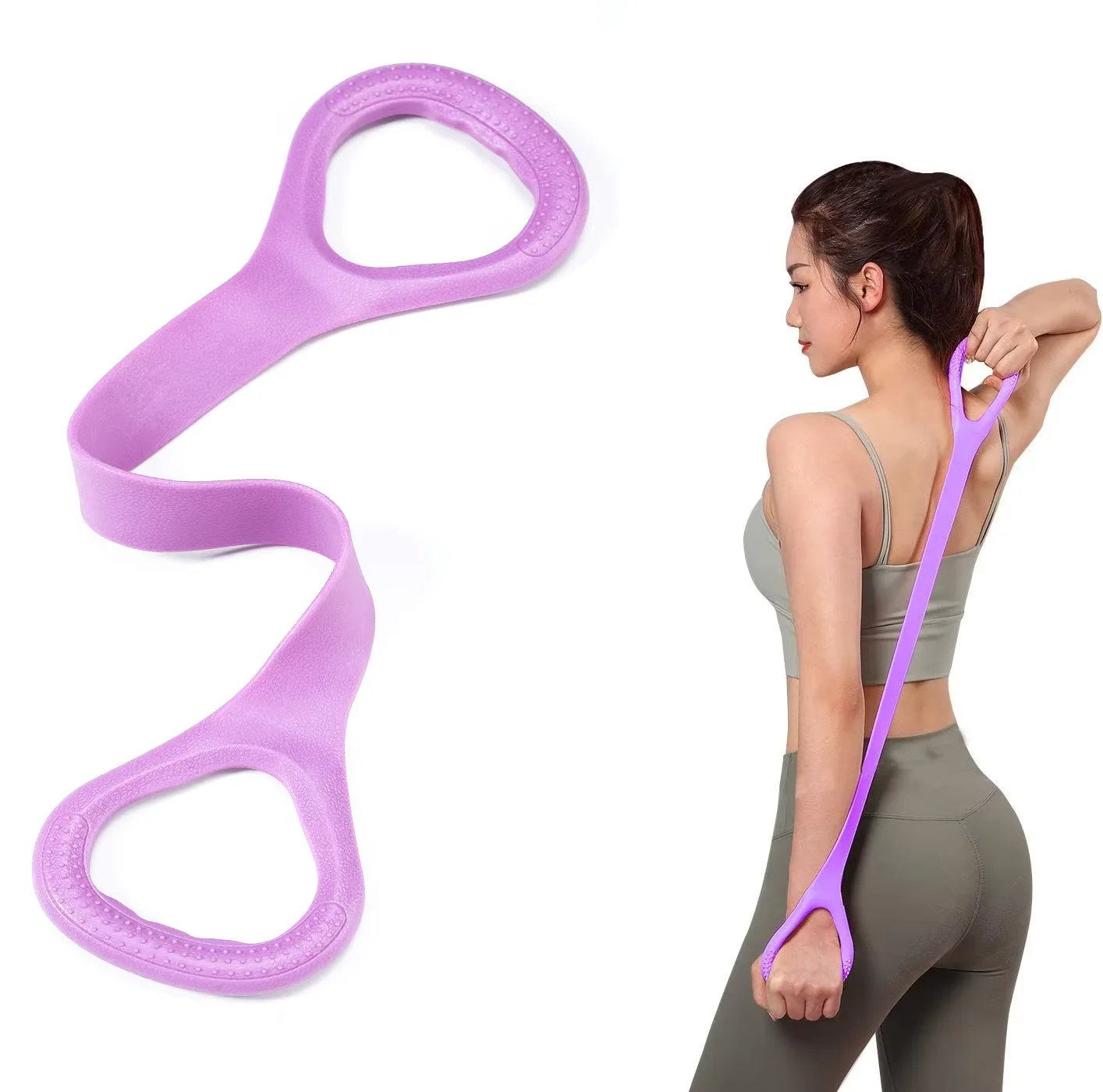 Yoga Fitness Stretching Strap - 피트니스 운동 저항 밴드 팔 등