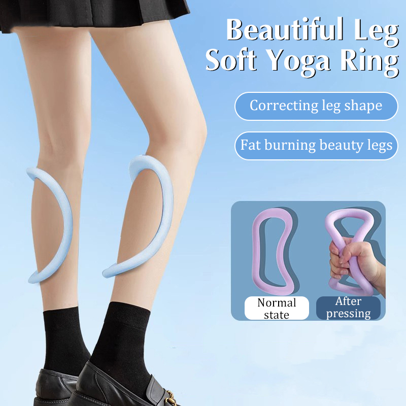 Yoga Fitness Ring - 1개 TPR 소프트 파시아 스트레치 피트니스