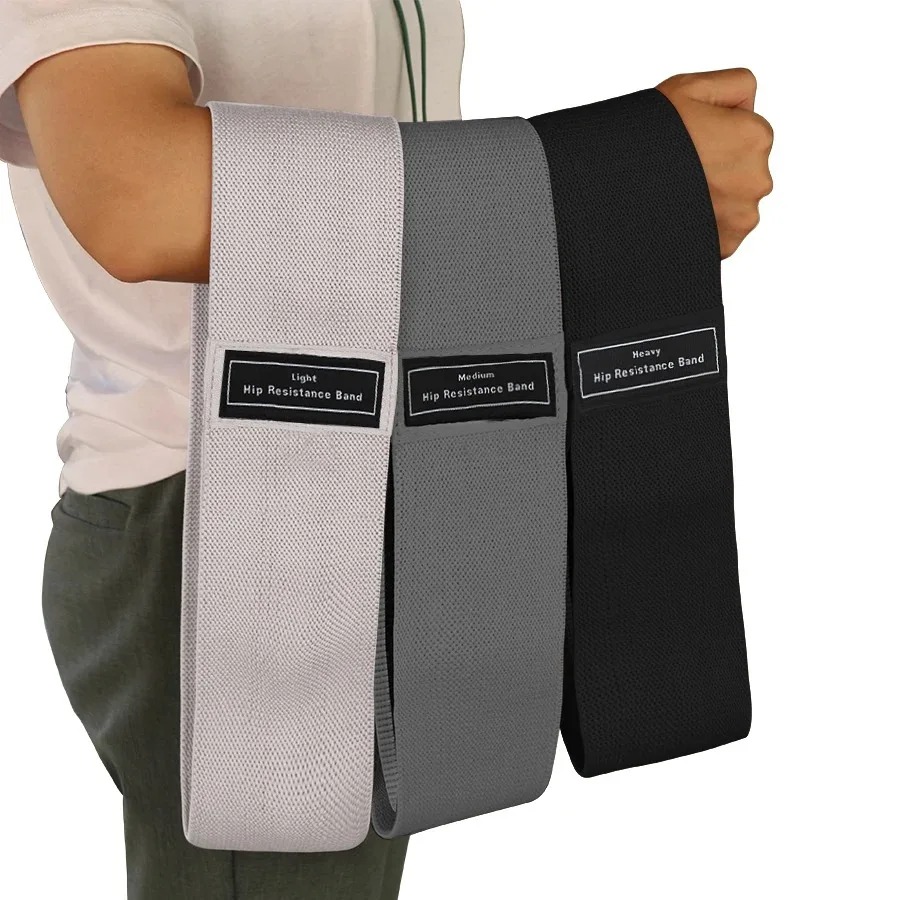 Yoga Fitness Stretching Strap - 패브릭 저항 힙 부티 밴드, 엉덩이