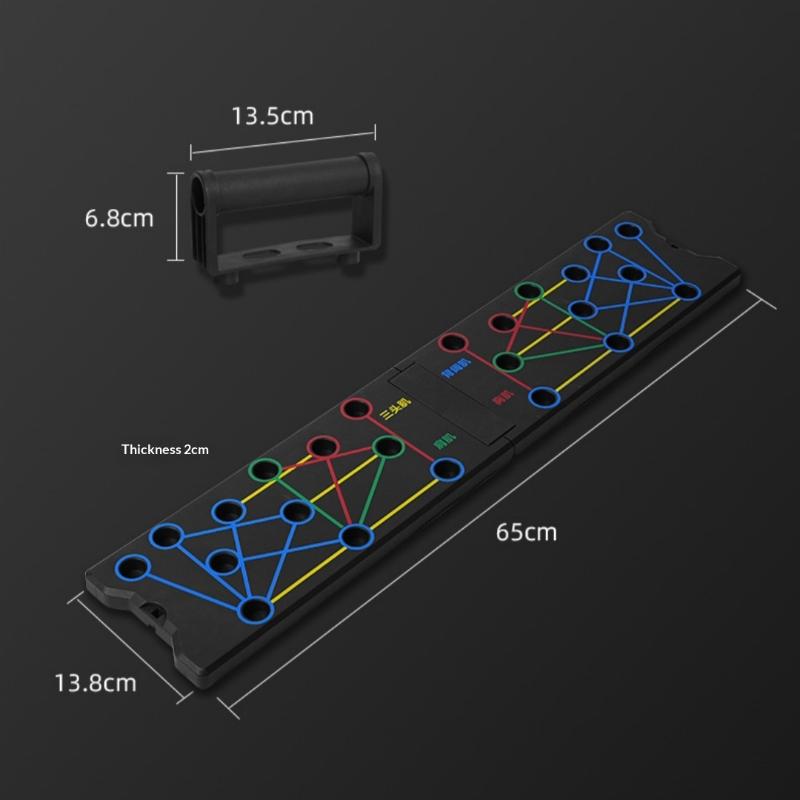 Push Up Board - 홈짐 푸쉬업 24홀 푸쉬업 스탠드 1세트