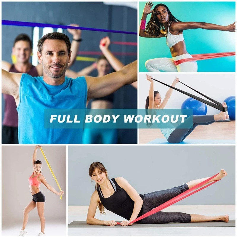 천연 라텍스 저항 밴드, 요가 필라테스 홈짐 피트니스  - Yoga Fitness Stretching Strap 리뷰 및 가격