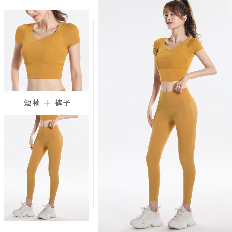 퀵 드라이 세트 스포츠탑 (내장 브라 포함) 플러스 사 - Yoga Fitness Pants 리뷰 및 가격