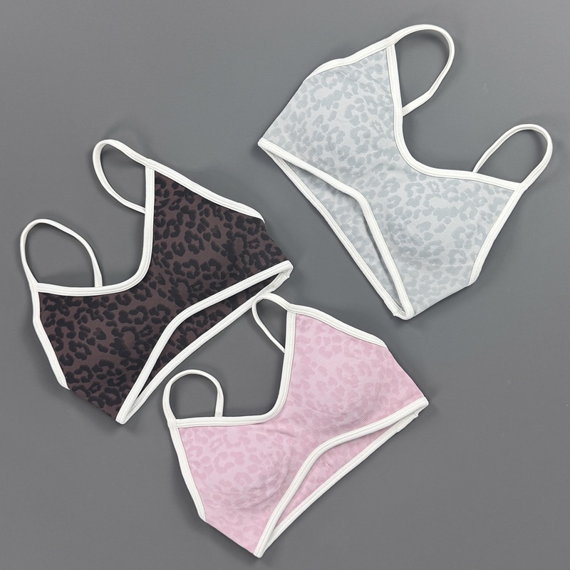 스포츠 브라 여성 레오파드 프린트 얇은 조절 가능한 스 - Yoga Fitness Stretching Strap 리뷰 및 가격
