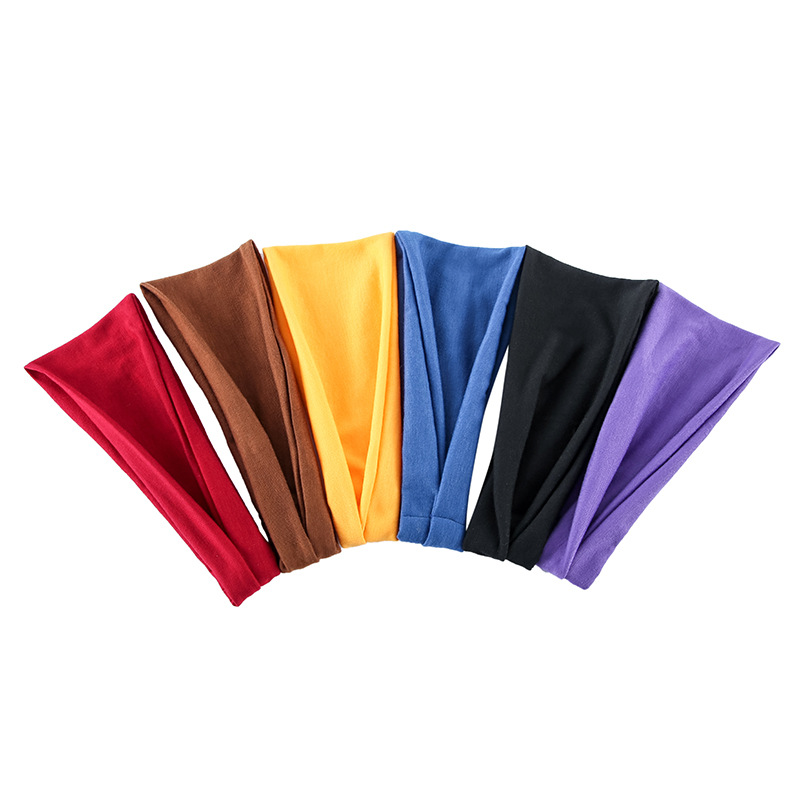 솔리드 컬러 스포츠 요가 머리띠 땀 흡수 밴드 러닝 피 - Yoga Fitness Stretching Strap 리뷰 및 가격