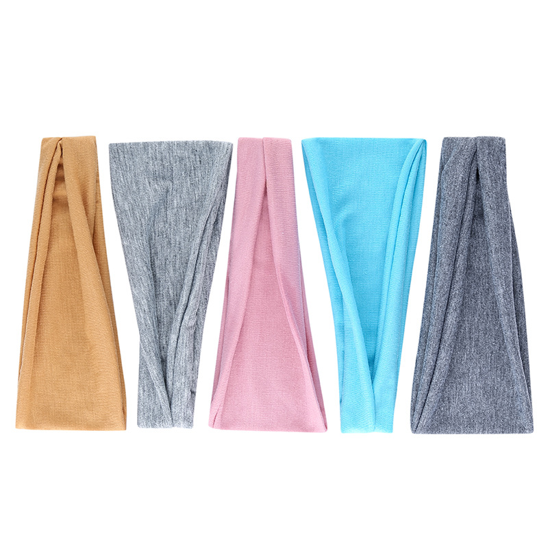 솔리드 컬러 스포츠 요가 머리띠 땀 흡수 밴드 러닝 피 - Yoga Fitness Stretching Strap 리뷰 및 가격