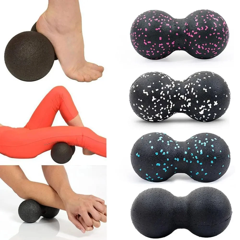 요가 마사지 롤러볼 피넛형 더블 라크로스 스파이키 근막 - Yoga Fitness Ball 리뷰 및 가격