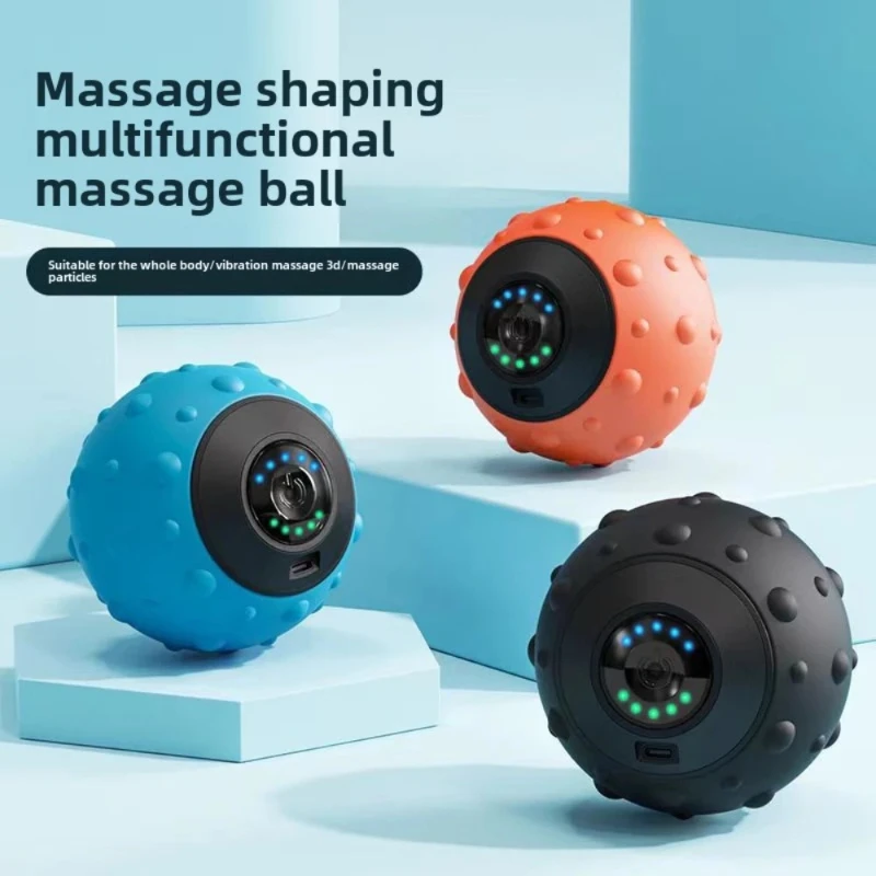 파티클 텍스처 전기 진동 마사지 볼, 어깨, 목, 등, - Yoga Fitness Ball 리뷰 및 가격