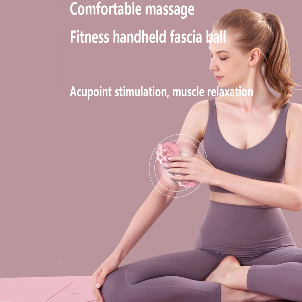 TPR 레이즈드 포인트 근막 마사지 볼 딥 티슈 근육  - Yoga Fitness Ball 리뷰 및 가격