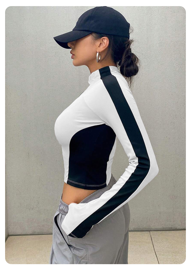 요가 의류 스탠드 업 칼라 자켓 야외 스포츠 긴팔 여성 - Fitness Yoga 리뷰 및 가격