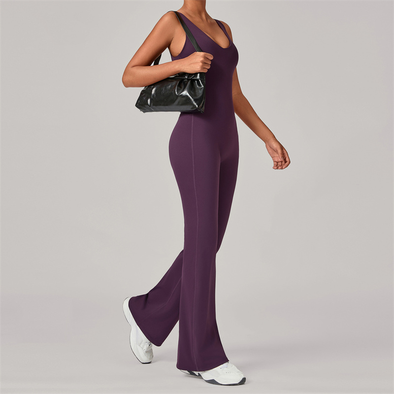 TRY TO BN 플레어 요가 점프수트 스포츠 하이 스 - Yoga Fitness Jumpsuit 리뷰 및 가격