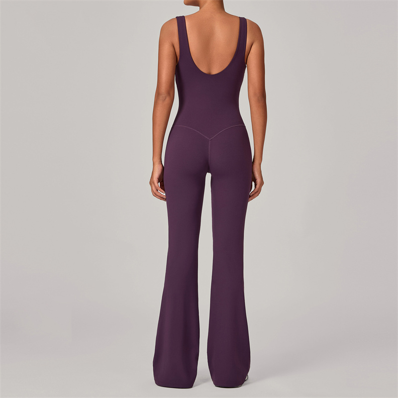 TRY TO BN 플레어 요가 점프수트 스포츠 하이 스 - Yoga Fitness Jumpsuit 리뷰 및 가격