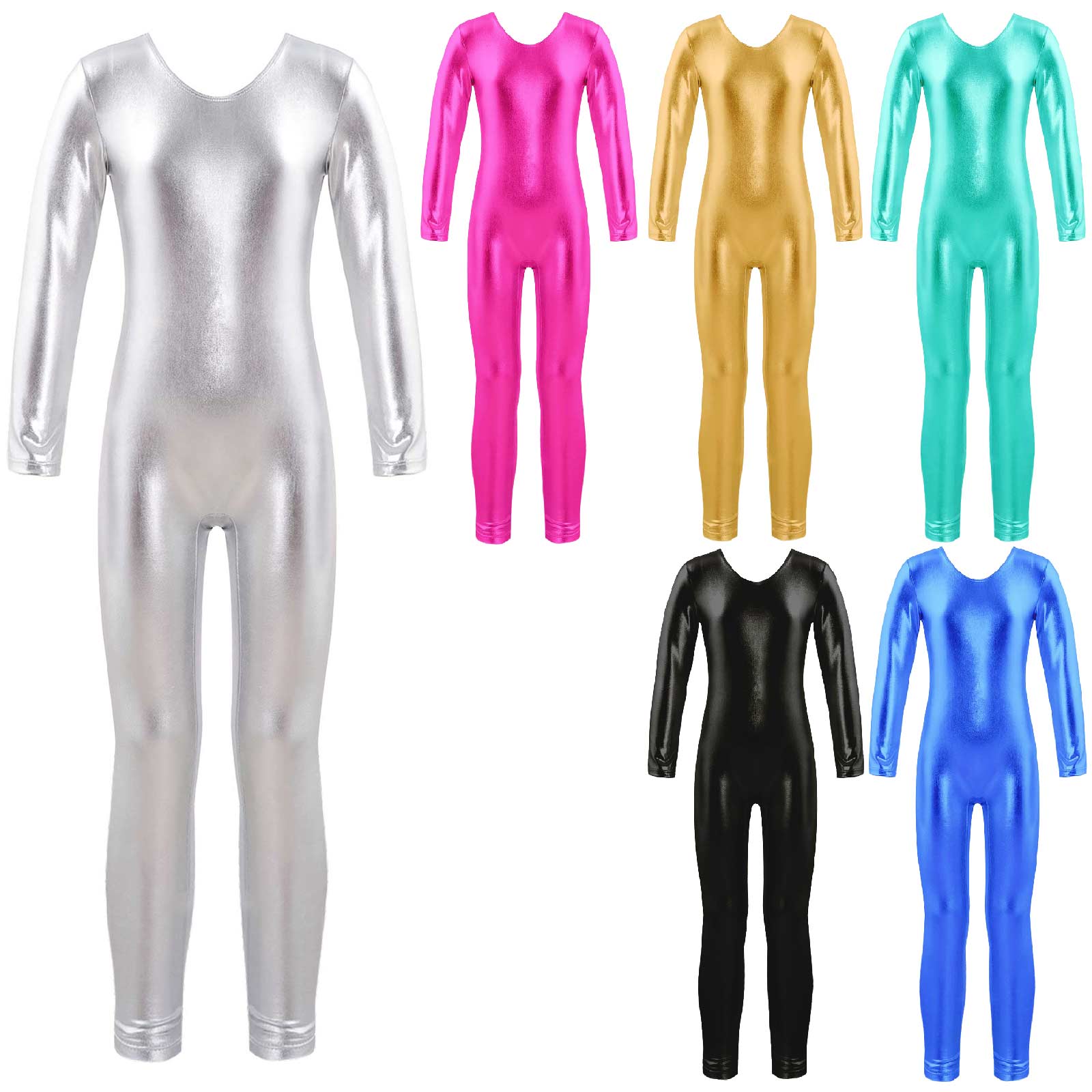 여아용 긴팔 지퍼 브론징 천 댄스 점프슈트, 발레 체조 - Yoga Fitness Jumpsuit 리뷰 및 가격