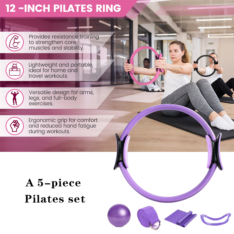 맞춤형 로고 5종 홈짐 저항 운동 피트니스 트레이닝 세 - Yoga Fitness Ring 리뷰 및 가격