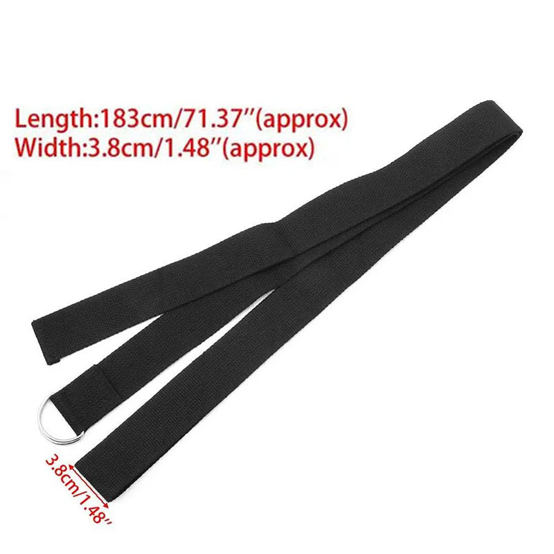 183*3.8cm 요가 스트랩 코튼 운동 요가 벨트 조 - Yoga Fitness Ring 리뷰 및 가격