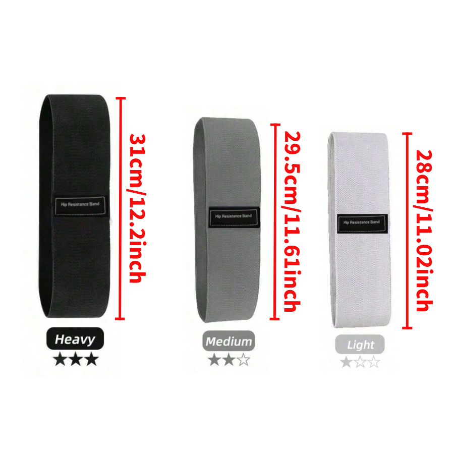 기본 패브릭 저항 힙 부티 밴드 글루트 스쿼트 서클 스 - Yoga Fitness Stretching Strap 리뷰 및 가격