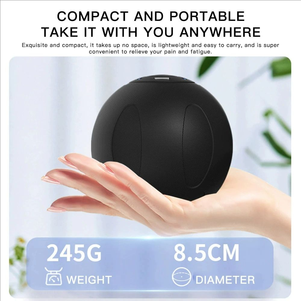 전기 마사지 공 건강 관리 스포츠 근막 공 근육 이완  - Yoga Fitness Health 리뷰 및 가격