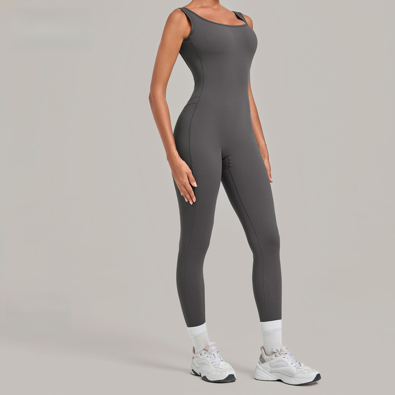 딥 백리스 타이트핏 러닝 피트니스 플레어 레그 바디수트 - Yoga Fitness Jumpsuit 리뷰 및 가격