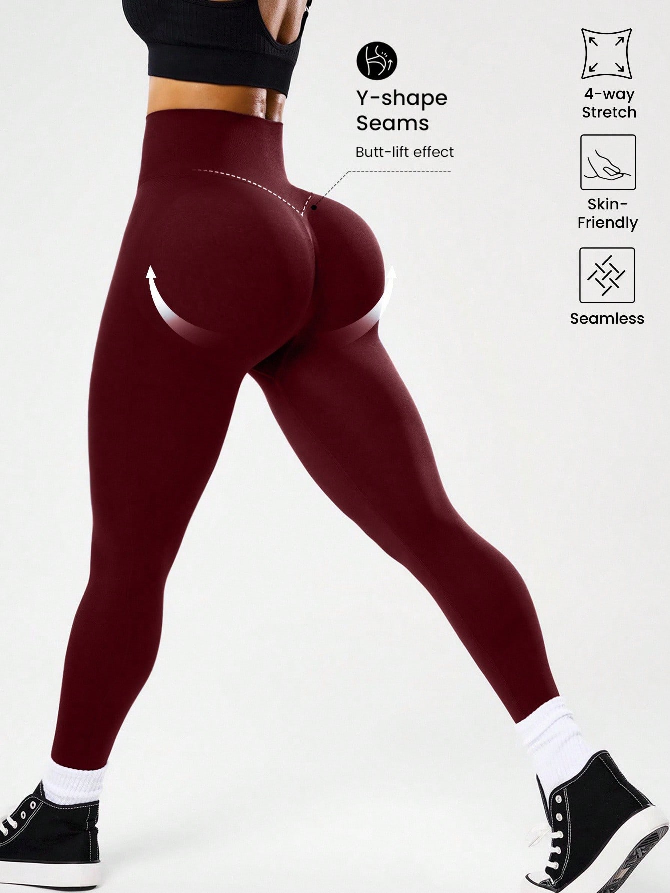 여성용 하이웨이스트 심리스 요가 레깅스, 4방향 스트레 - Yoga Fitness Pants 리뷰 및 가격